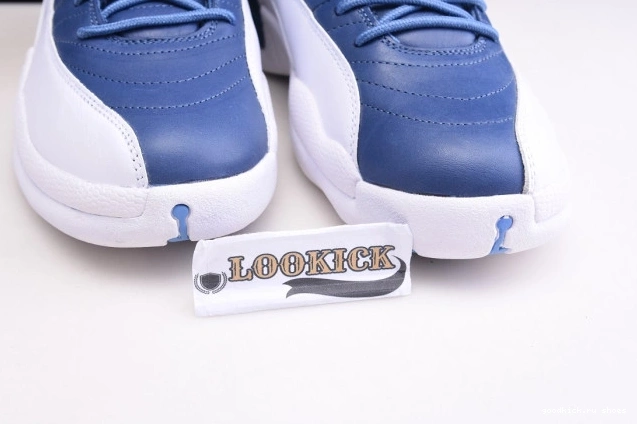 Rep 12 Blue Jordan Air 130690-404 Retro Stone 0731